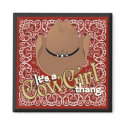 A Cowgirl Thang Red Bandana Magnet