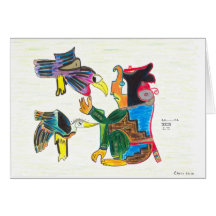 A Creator with Birds Greeting Cards