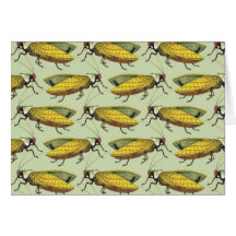 A Crowd of Katydids Card