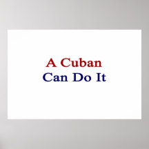 A Cuban Can Do It Poster