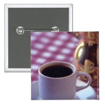 A cup of Arabic Coffee. Syria. The Middle Pinback Button