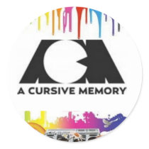 A Cursive Memory Sticker
