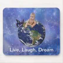 A cute baby's world dream mouse pads