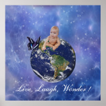 A cute baby's world dream print