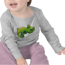 A cute chameleon lizard