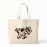 A Cute Dairy Cow Canvas Bags