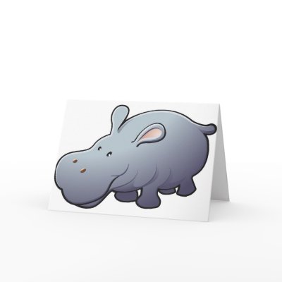 A cute friendly hippopotamus by GeoDesign