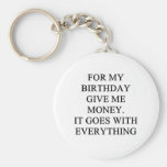a cynical birthday design key chains