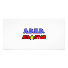A.D.H.D. All Star Custom Photo Card