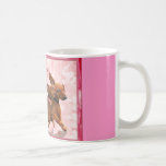 A dachshund Valentines Day Coffee Mugs