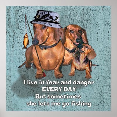 A dachsund Fisherman by relativeperceptions
