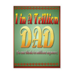 A Dad In A Trillion Postcard