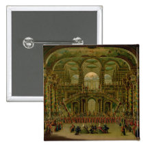 A Dance in a Baroque Rococo Palace Button