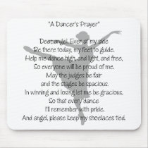 A Dancer's Prayer Mouse Pads