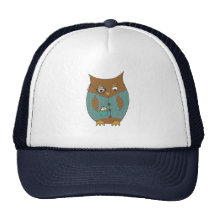 A dandy owl in waistcoat and monocle hat