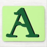 A (dark green) Monogram Mousepad