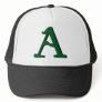 A (dark green) Monogram Trucker Hat