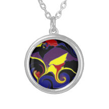 A dash of colour and twist of fate pendants