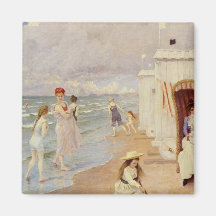 A day at the Beach Fridge Magnet