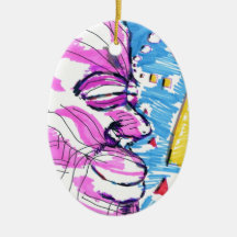A Day Of Happy Imagination Ornaments