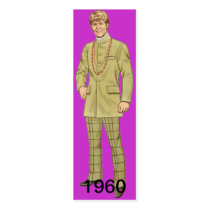A Decade Apart Bookmark Business Card Template