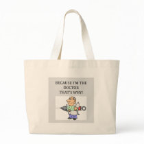 a doctor joke canvas bag