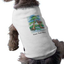 "A" Doggy shirt Dog T Shirt