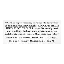 A Dollar Bill Is Just a Piece of Paper Photograph
