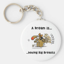 A Dream is... Having Big Breasts Key Chain