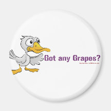 A duck walks into a bar... magnet