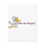A duck walks into a bar... postcard