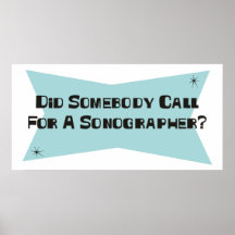 A fait quelqu'un appel pour un Sonographer Affiche