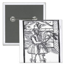 A Falconer with his Goshawk Pin