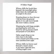 A fallen angel print