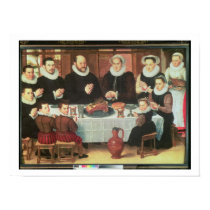 A Family Saying Grace Before the Meal, 1585 (oil o posters