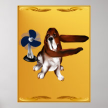 A Fan Of Beagles Poster
