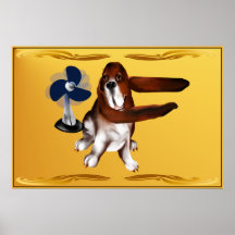 A Fan Of Beagles Poster
