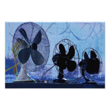 A Fan Of Blue And Purple. Art Photo