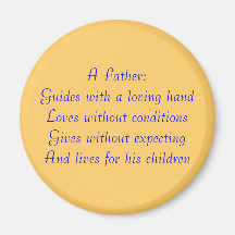 a father refrigerator magnets