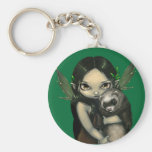 "A Ferret and His Fairy" Keychain