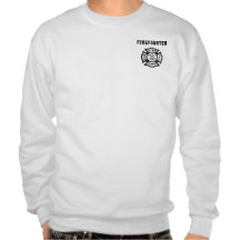 A Firefighter Logo Pullover Sweatshirts