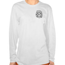 A Firefighter's Wife Maltese Logo T Shirts