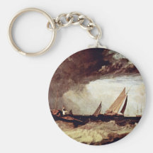 A Fisherman From Shoeburyness Preit A Flatboat Fro Key Chain