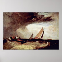 A Fisherman From Shoeburyness Preit A Flatboat Fro Posters