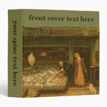 A Fishmonger's Shop by Frederick Walker Vinyl Binder
