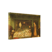 A Fishmonger's Shop by Frederick Walker Canvas Prints