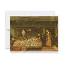 A Fishmonger's Shop by Frederick Walker Personalized Invites