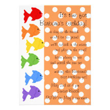A Fishy Line Custom Announcement