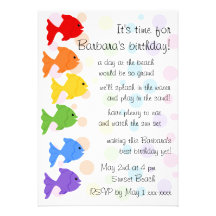 A Fishy Line Personalized Announcement