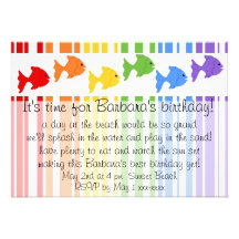 A Fishy Line Personalized Announcements